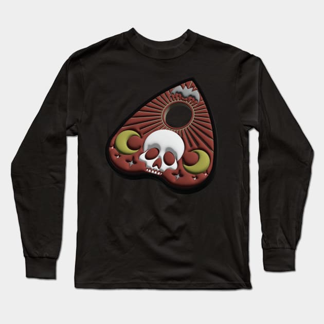 Spectral Gateway - Red Long Sleeve T-Shirt by AndArson Studio